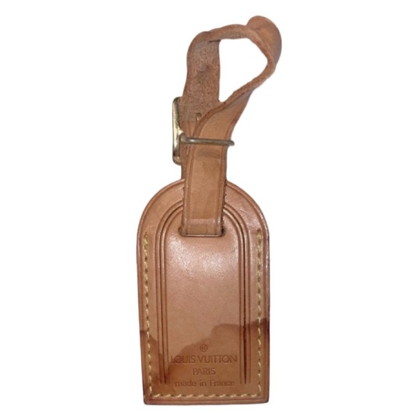 Louis Vuitton Handbags - Louis Vuitton Brown Leather Travel Tag
